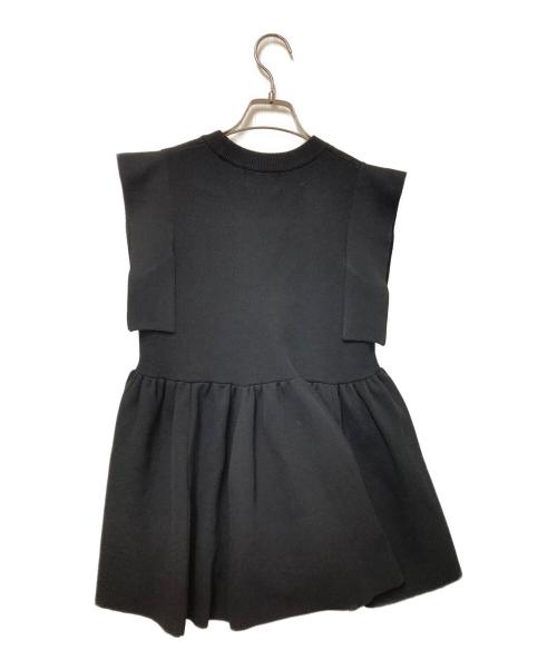 CLANE（クラネ）CLANE (クラネ) SQUARE SELEEVE TOPS ブラック サイズ:1の古着・服飾アイテム