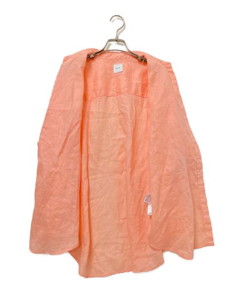Spick and Span（スピック＆スパン）Spick and Span (スピック＆スパン) 80リネンカシュクール ビッグシャツ ピンク サイズ:下記参照の古着・服飾アイテム