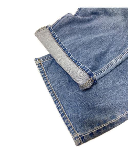 regleam（リグリーム）regleam (リグリーム) ダブルウエストデニムパンツ インディゴ サイズ:Sの古着・服飾アイテム