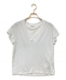 LA made（エルエーメイド）の古着「slub v neck TEE」｜ホワイト