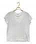 LA made（エルエーメイド）の古着「slub v neck TEE」｜ホワイト