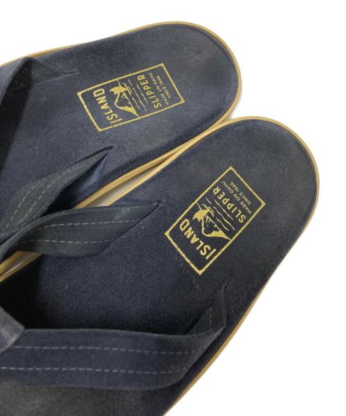 ISLAND SLIPPER（アイランドスリッパ）ISLAND SLIPPER (アイランドスリッパ) スリッパ サンダル ネイビー サイズ:10の古着・服飾アイテム