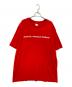 MARITHE+FRANCOIS GIRBAUD（マリテフランソワジルボー）の古着「プリントTシャツ」｜レッド