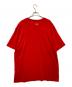 MARITHE+FRANCOIS GIRBAUD (マリテフランソワジルボー) プリントTシャツ レッド サイズ:2X：4000円