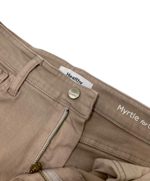Healthy DENIM（ヘルシーデニム）Healthy DENIM (ヘルシーデニム) Myrtleデニムパンツ ベージュ サイズ:W25 未使用品の古着・服飾アイテム