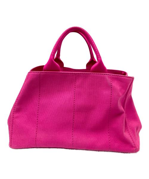 PRADA（プラダ）PRADA (プラダ) カナパLトートバッグ ショッキングピンクの古着・服飾アイテム