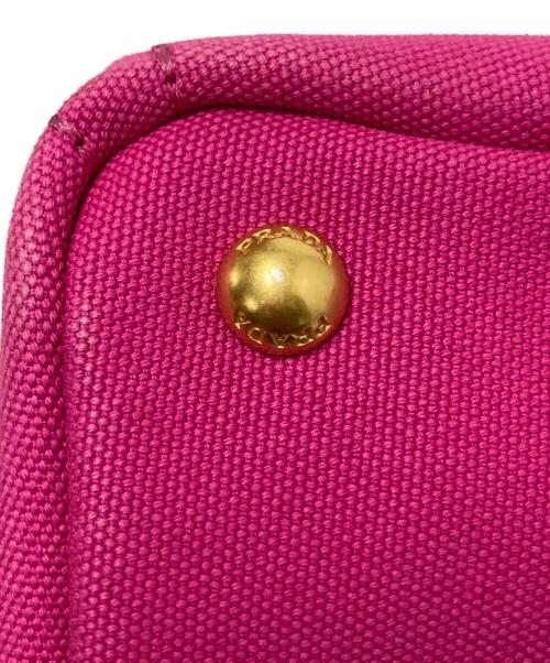 PRADA（プラダ）PRADA (プラダ) カナパLトートバッグ ショッキングピンクの古着・服飾アイテム