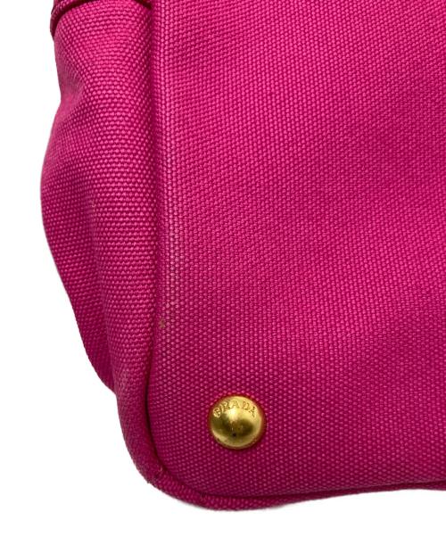 PRADA（プラダ）PRADA (プラダ) カナパLトートバッグ ショッキングピンクの古着・服飾アイテム