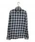 GIVENCHY (ジバンシィ) スタープリントチェックシャツ グレー×ブラック サイズ:40：8000円