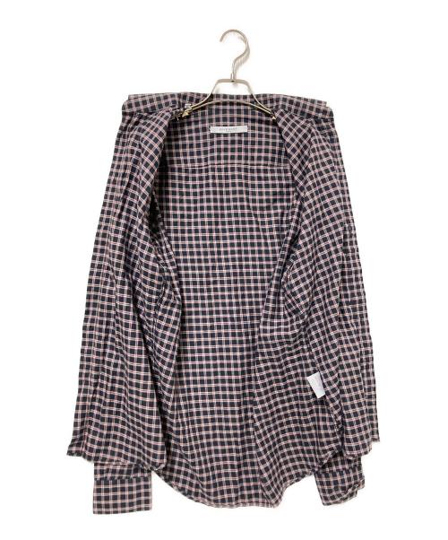 GIVENCHY（ジバンシィ）GIVENCHY (ジバンシィ) チェックシャツ レッド×ブラック サイズ:40の古着・服飾アイテム