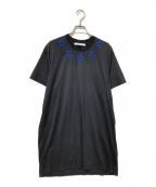 GIVENCHYジバンシィ）の古着「スター刺繍Tシャツ」｜ブラック×ブルー