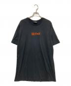 SELF MADEセルフメイド）の古着「刺繍Tシャツ」｜ブラック×オレンジ
