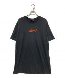 SELF MADE（セルフメイド）の古着「刺繍Tシャツ」｜ブラック×オレンジ