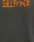 中古・古着 SELF MADE (セルフメイド) 刺繍Tシャツ ブラック×オレンジ サイズ:50：7000円