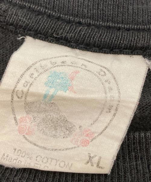 USED（ユーズド）USED (ユーズド) 90‘ＳプリントTシャツ ブラック サイズ:XLの古着・服飾アイテム