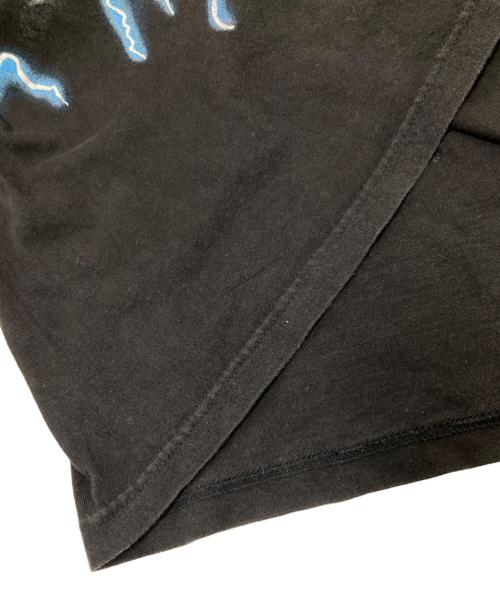 USED（ユーズド）USED (ユーズド) 90‘ＳプリントTシャツ ブラック サイズ:XLの古着・服飾アイテム