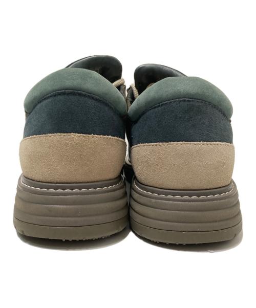 CLARKS（クラークス）CLARKS (クラークス) RONNIE FIEG (ロニー・フィグ) Sunderland 8th Street Originals グリーン×ネイビー（Khaki Comb サイズ:US:10Mの古着・服飾アイテム