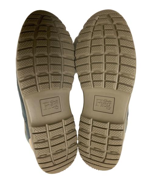 CLARKS（クラークス）CLARKS (クラークス) RONNIE FIEG (ロニー・フィグ) Sunderland 8th Street Originals グリーン×ネイビー（Khaki Comb サイズ:US:10Mの古着・服飾アイテム