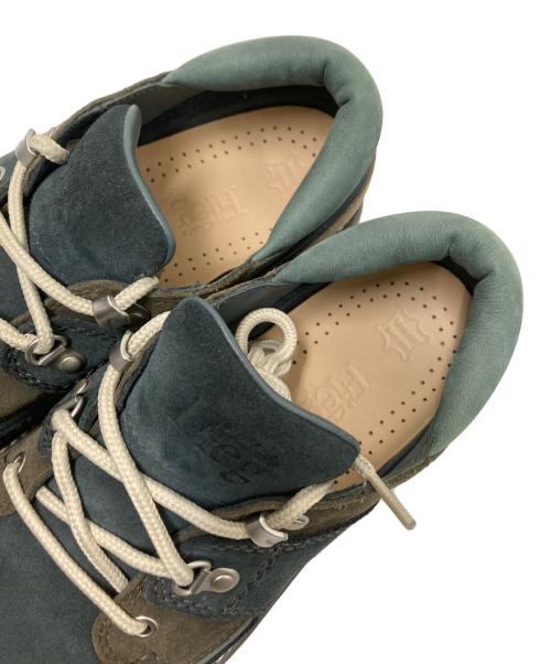 CLARKS（クラークス）CLARKS (クラークス) RONNIE FIEG (ロニー・フィグ) Sunderland 8th Street Originals グリーン×ネイビー（Khaki Comb サイズ:US:10Mの古着・服飾アイテム