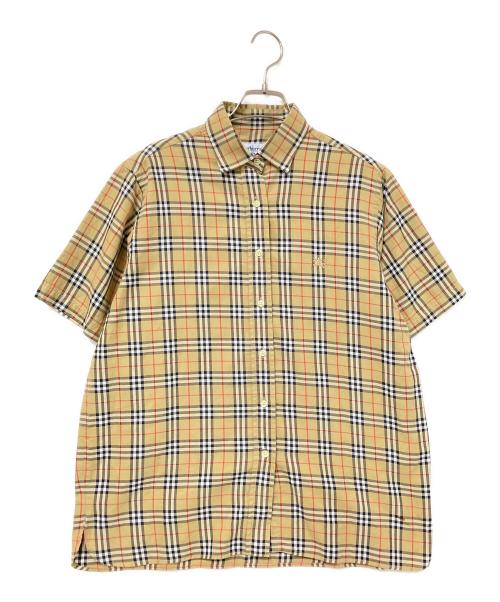 Burberry's（バーバリーズ）Burberry's (バーバリーズ) ノバチェックシャツ ベージュ サイズ:Mの古着・服飾アイテム