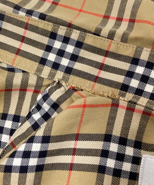 Burberry's（バーバリーズ）Burberry's (バーバリーズ) ノバチェックシャツ ベージュ サイズ:Mの古着・服飾アイテム