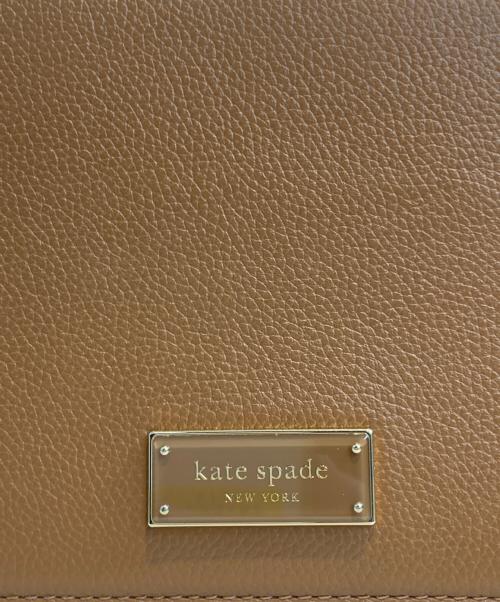 Kate Spade（ケイトスペード）Kate Spade (ケイトスペード) リブスモールフラップクロスボディ グレーの古着・服飾アイテム