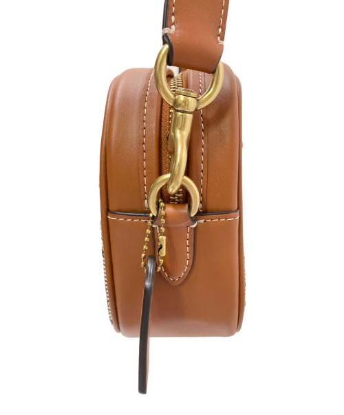 COACH（コーチ）COACH (コーチ) カメラ バッグ・シグネチャー テキスタイル ジャカード ブラウン サイズ:下記参照の古着・服飾アイテム