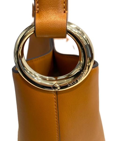 Kate Spade（ケイトスペード）Kate Spade (ケイトスペード) ヘイローバケットバッグ ブラウンの古着・服飾アイテム