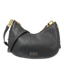 Kate Spade（ケイトスペード）の古着「リブスモールフラップクロスボディ」｜ブラック