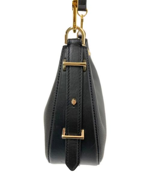 Kate Spade（ケイトスペード）Kate Spade (ケイトスペード) リブスモールフラップクロスボディ ブラック サイズ:下記参照の古着・服飾アイテム