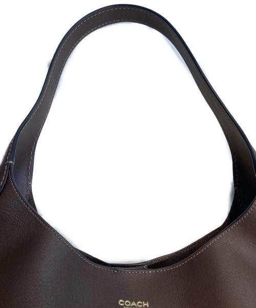 COACH（コーチ）COACH (コーチ) ブルックリンショルダーバッグ34 ブラウンの古着・服飾アイテム