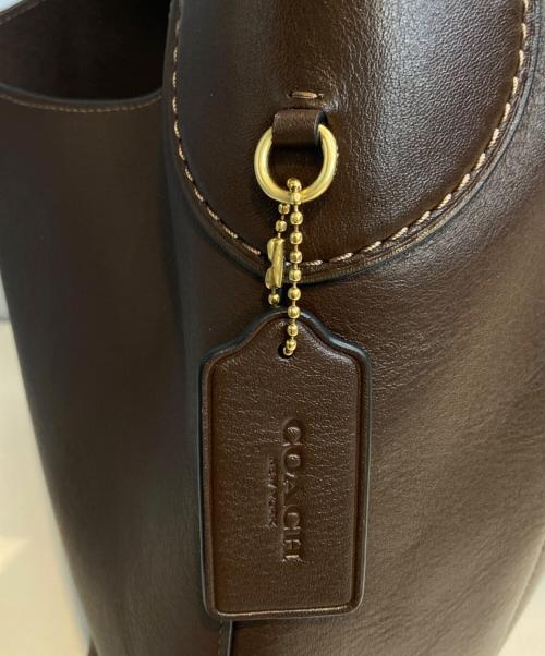 COACH（コーチ）COACH (コーチ) ブルックリンショルダーバッグ34 ブラウンの古着・服飾アイテム