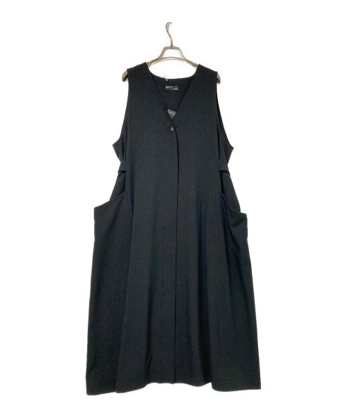 foufou（フーフー）foufou (フーフー) hopeと名付けた、ジレにもなるワンピース ブラック サイズ:Tの古着・服飾アイテム