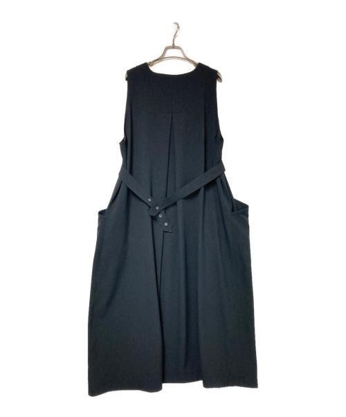 foufou（フーフー）foufou (フーフー) hopeと名付けた、ジレにもなるワンピース ブラック サイズ:Tの古着・服飾アイテム