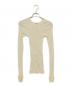 AURALEE（オーラリー）の古着「WOOL SOFT RIB CARDIGAN」｜アイボリー