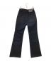 Hysteric Glamour (ヒステリックグラマー) SNAKE LOOP デニムフレアパンツ ブラック サイズ:25インチ：18000円