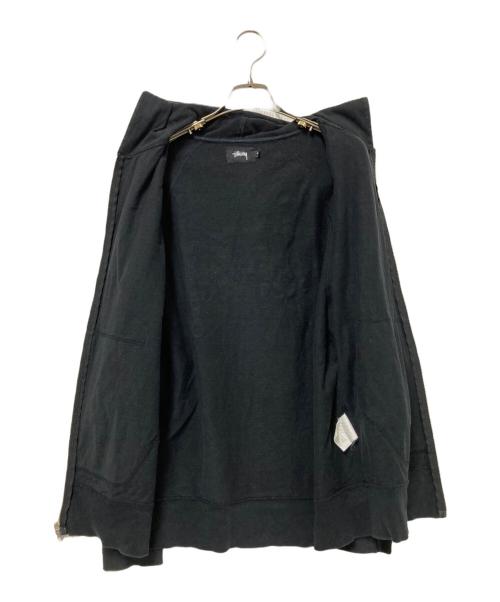 stussy（ステューシー）stussy (ステューシー) ジップアップパーカー ブラック サイズ:Mの古着・服飾アイテム