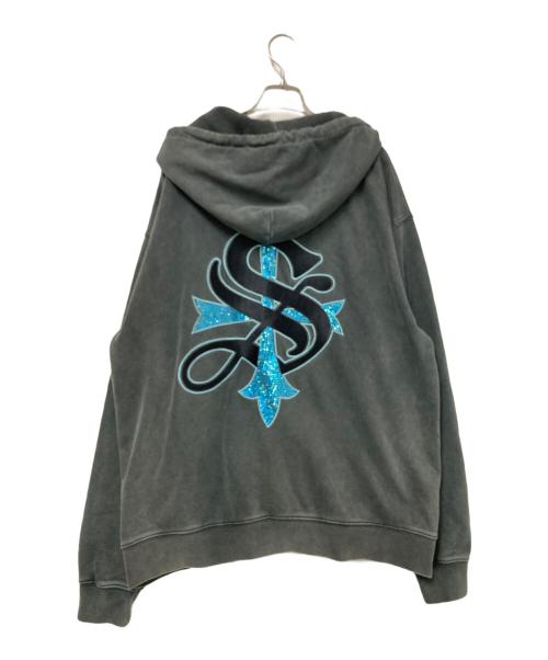 SUPPLIER（サプライヤー）SUPPLIER (サプライヤー) LHP (エルエイチピー) Cross Zip Hoodie グレー サイズ:Lの古着・服飾アイテム