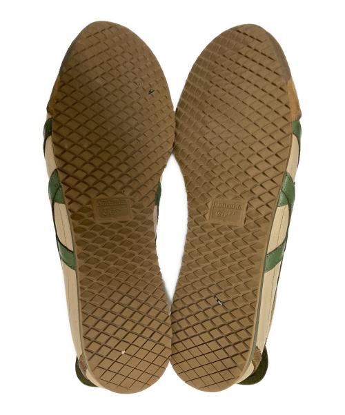 Onitsuka Tiger（オニツカタイガー）Onitsuka Tiger (オニツカタイガー) MEXICO 66 SD ベージュ×グリーン サイズ:27.5cmの古着・服飾アイテム
