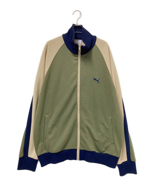 PUMA（プーマ）PUMA (プーマ) SCYE (サイ) T7 Track Jacket オリーブ サイズ:XLの古着・服飾アイテム
