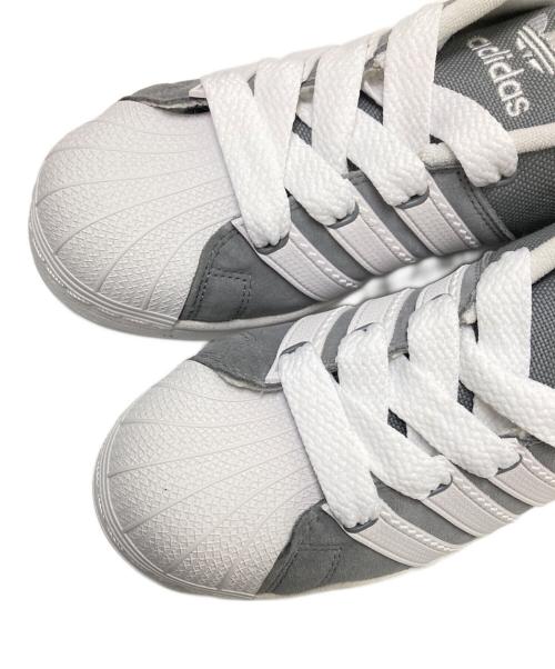 adidas（アディダス）adidas (アディダス) SST SUPERMODIFIED ホワイト×グレー サイズ:27.5cmの古着・服飾アイテム