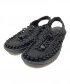 KEENキーン）の古着「ユニークメンズサンダル」｜ブラック