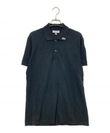 LACOSTE（ラコステ）の古着「カラーワッペンポロシャツ」｜ブラック