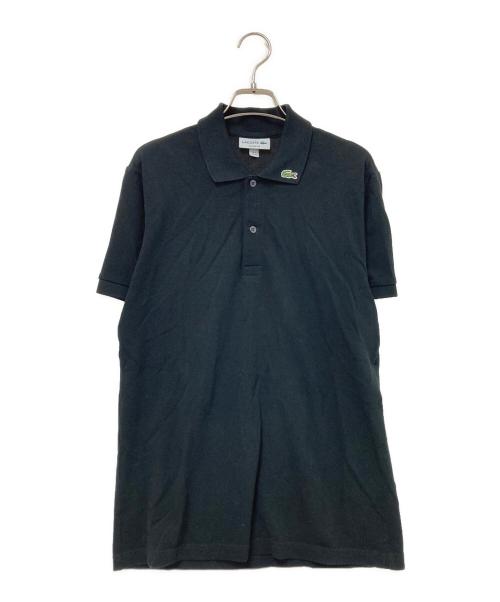 LACOSTE（ラコステ）LACOSTE (ラコステ) カラーワッペンポロシャツ ブラック サイズ:US:XSの古着・服飾アイテム