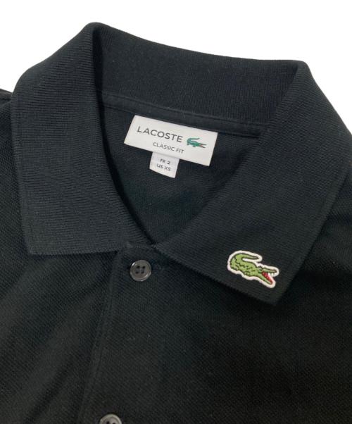 LACOSTE（ラコステ）LACOSTE (ラコステ) カラーワッペンポロシャツ ブラック サイズ:US:XSの古着・服飾アイテム
