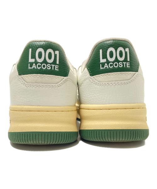 LACOSTE（ラコステ）LACOSTE (ラコステ) ローカットスニーカー ホワイト×グリーン サイズ:US:7.5の古着・服飾アイテム