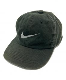 NIKE（ナイキ）の古着「90sロゴ刺繍キャップ」｜ブラック