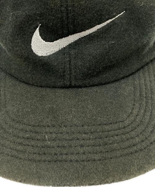 NIKE（ナイキ）NIKE (ナイキ) 90sロゴ刺繍キャップ ブラック サイズ:下記参照の古着・服飾アイテム