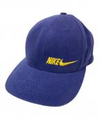 NIKEナイキ）の古着「90sロゴ刺繍キャップ」｜ネイビー