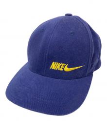 NIKE（ナイキ）の古着「90sロゴ刺繍キャップ」｜ネイビー